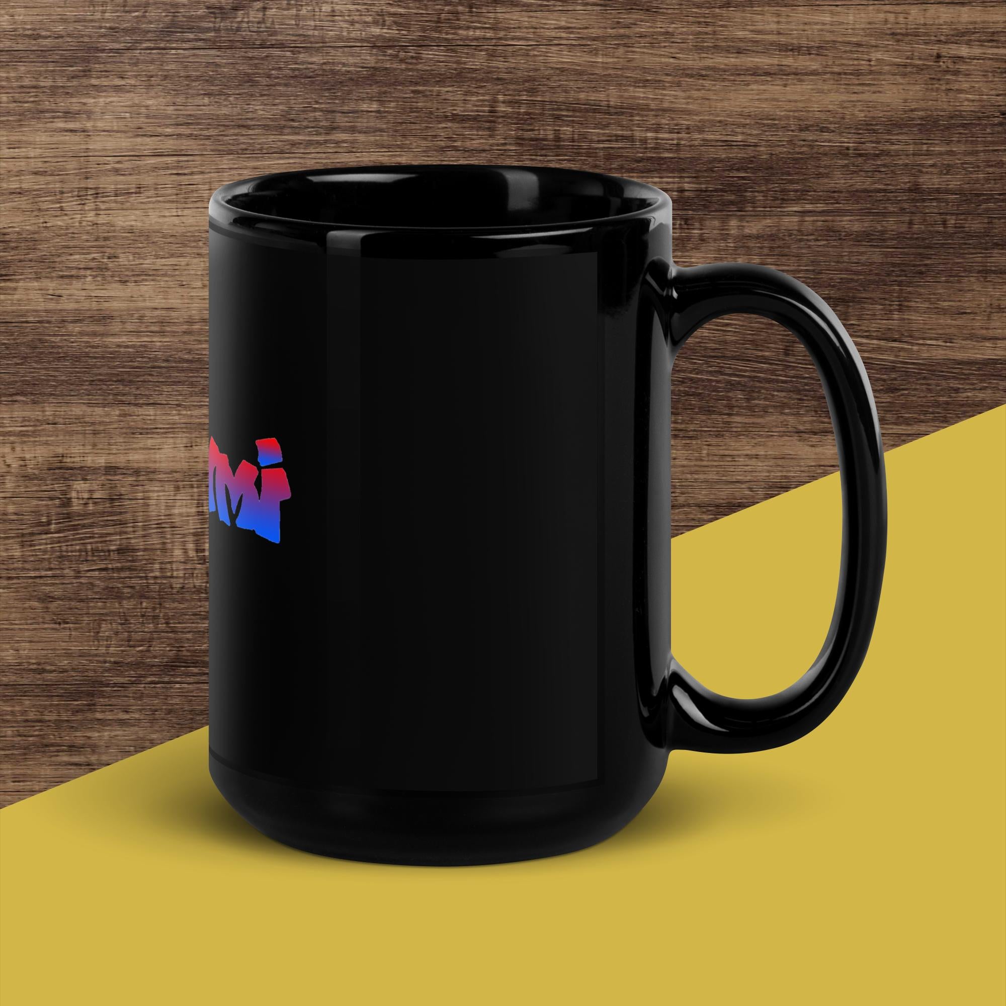 Mug brillant noir Mezanmi